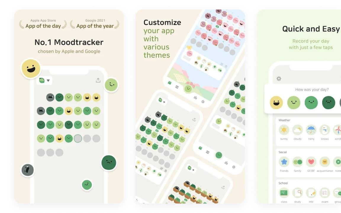 application screenshots