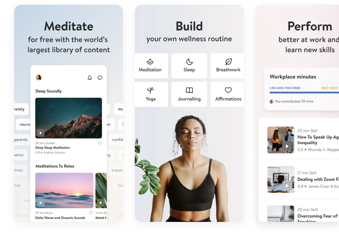 application screenshots