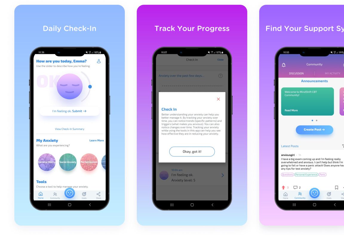 application screenshots