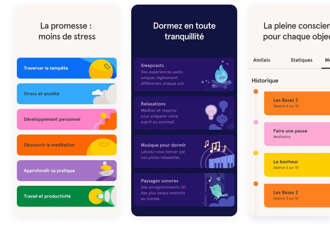 application screenshots